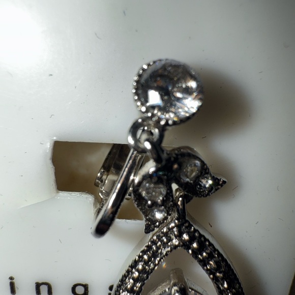 Givenchy Crystal Teardrop Earrings - Picture 3 of 5